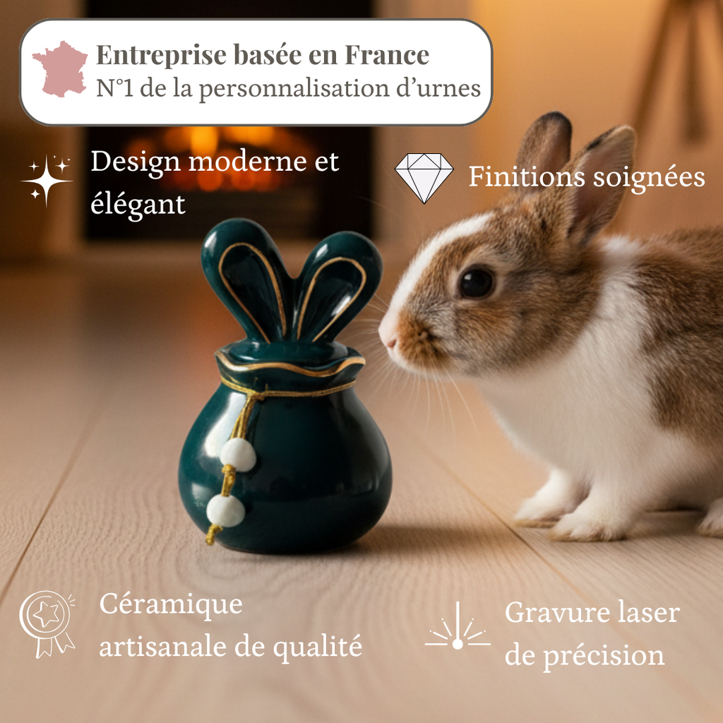 "Cozy Nest" Rabbit Urn