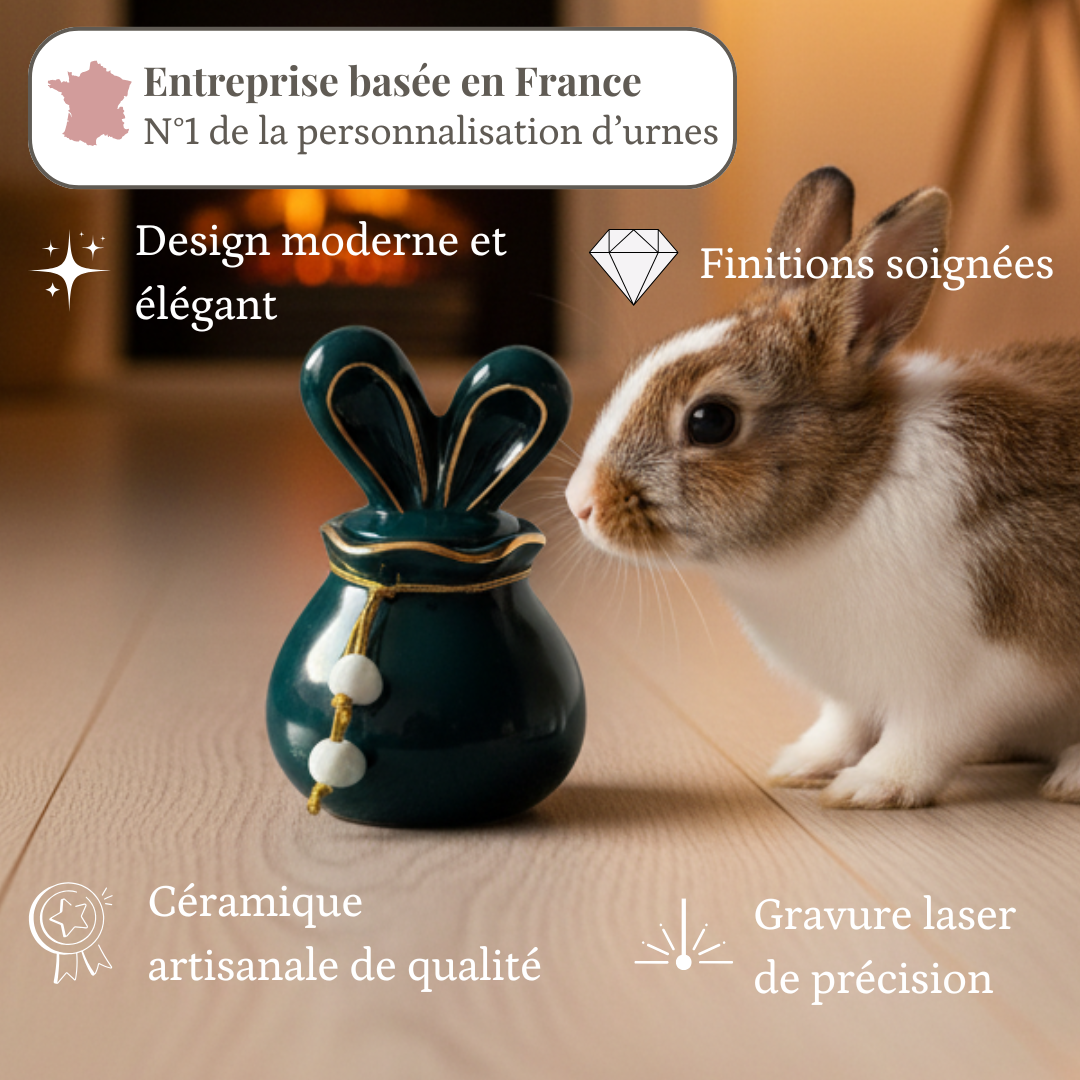 "Cozy Nest" Rabbit Urn