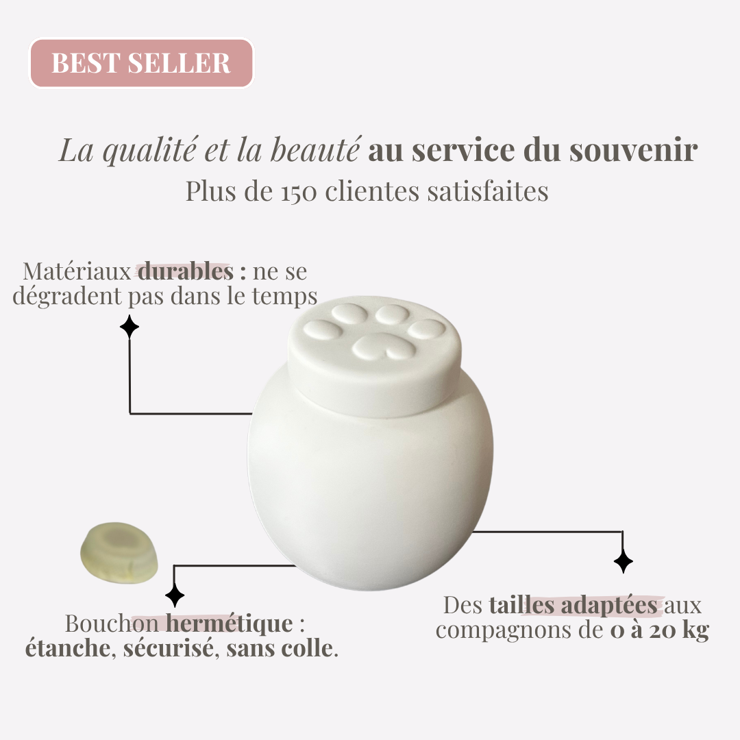Animal urn model "Douceur"