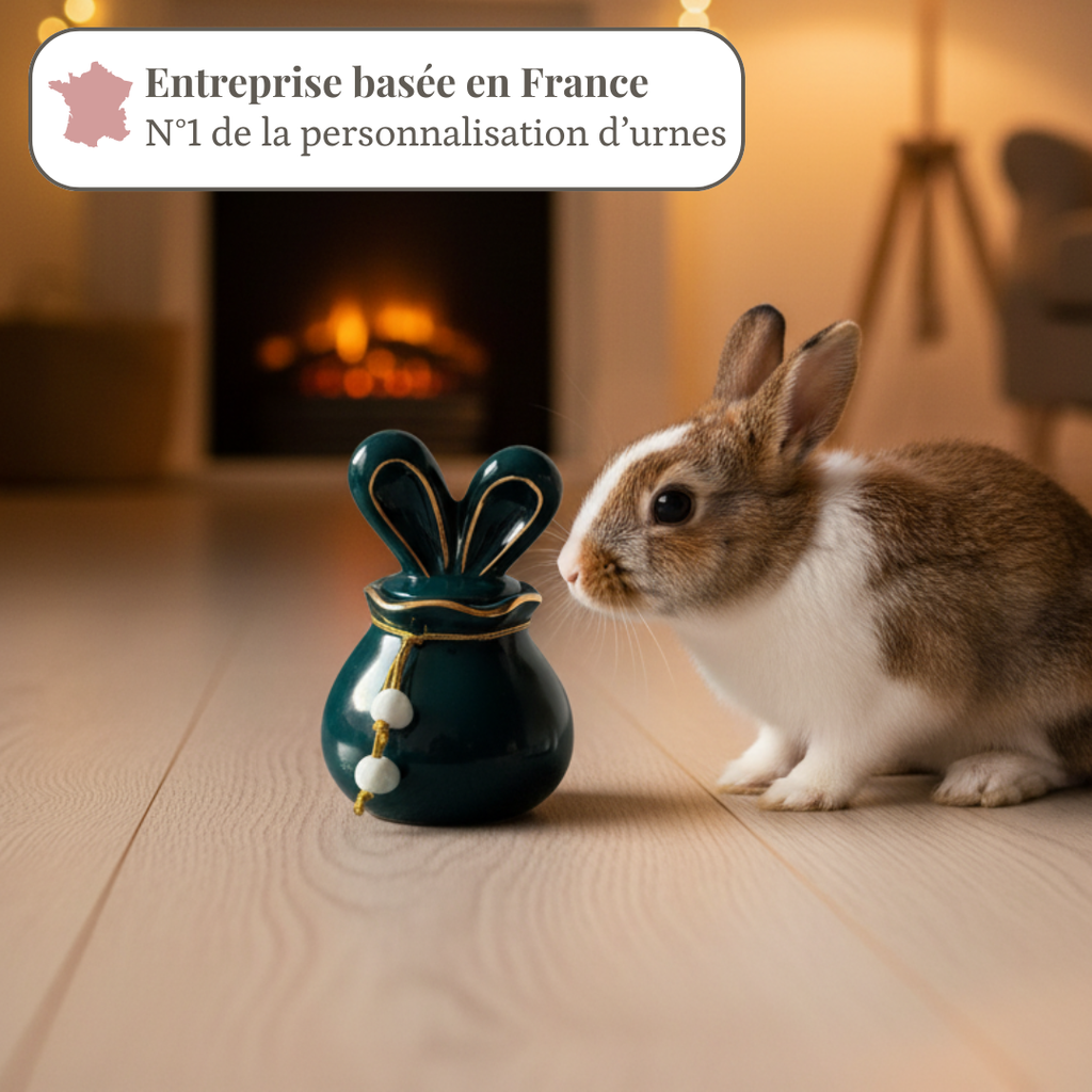 "Cozy Nest" Rabbit Urn