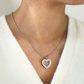 "Mini heart" necklace for hair/ashes