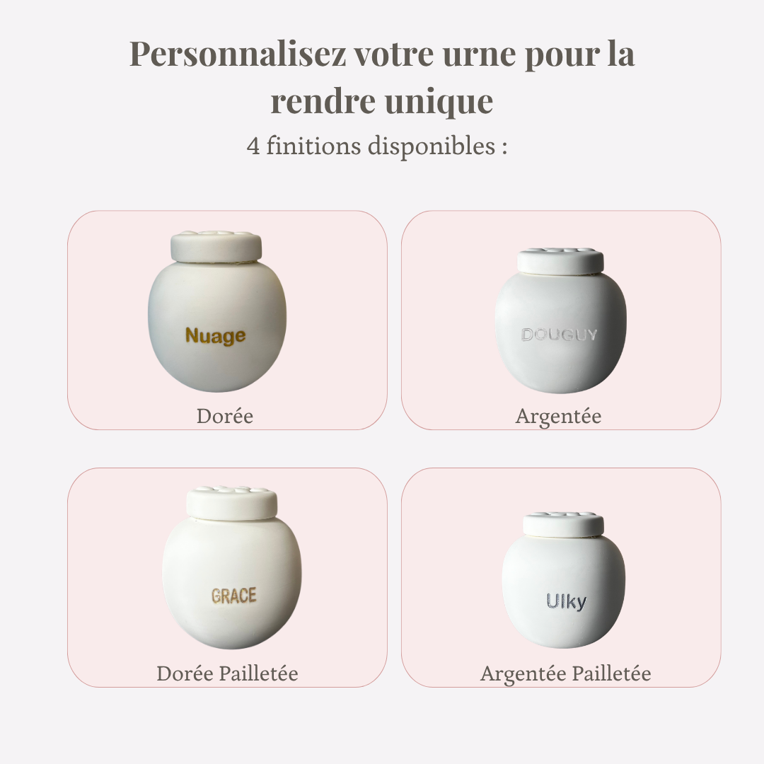 Animal urn model "Douceur"
