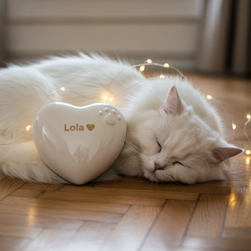 Urne "Patte d'amour" réconfortante
