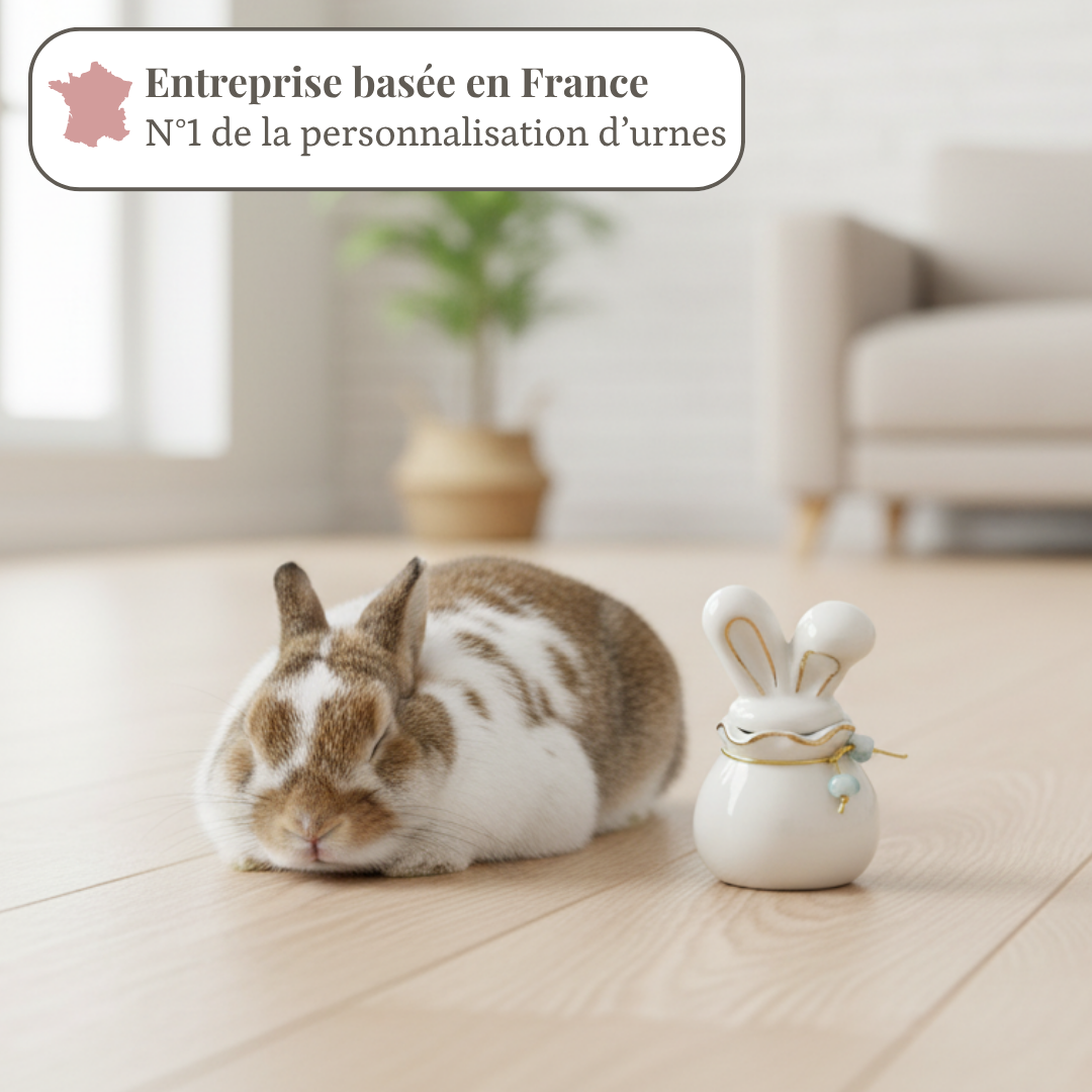 "Cozy Nest" Rabbit Urn