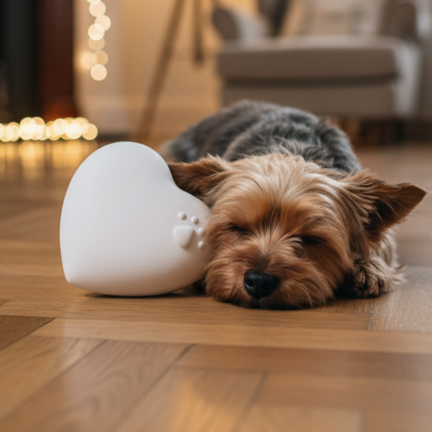 Urne "Patte d'amour" réconfortante