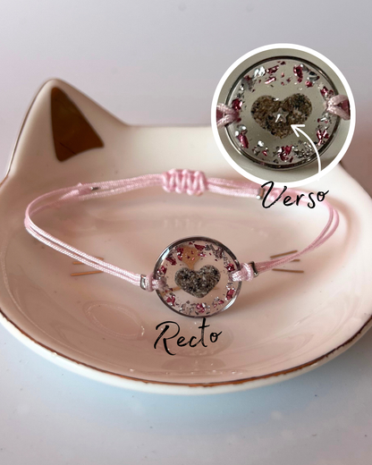 Bracelet "love" transparent