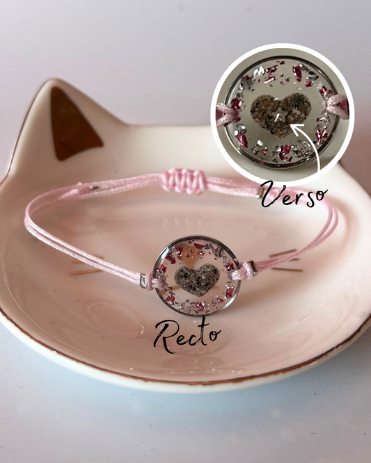 Bracelet "love" transparent